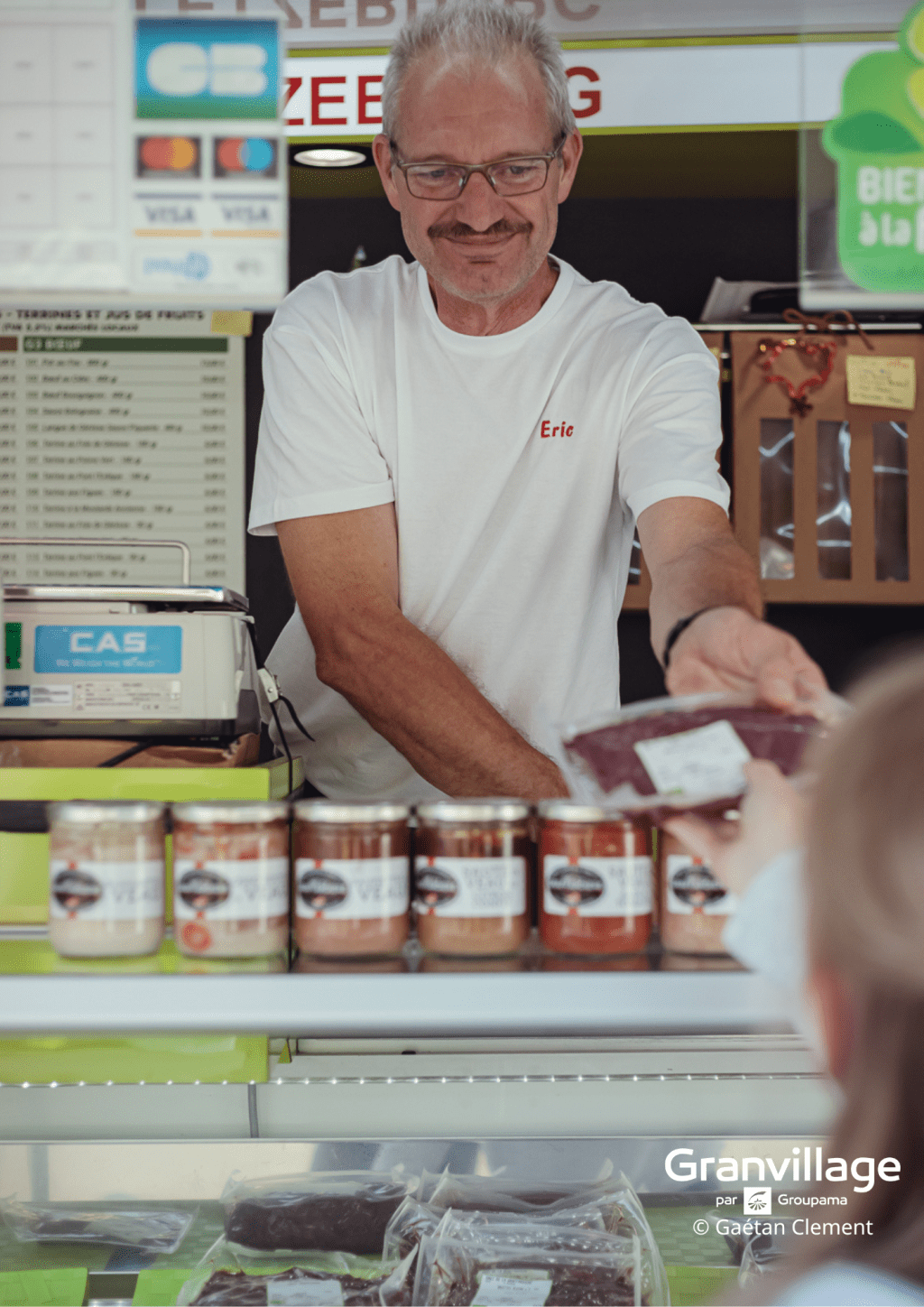 eric vend ses produits en circuit court