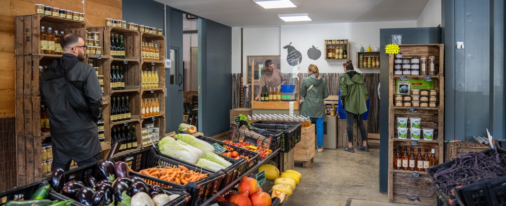 vente en boutique producteur