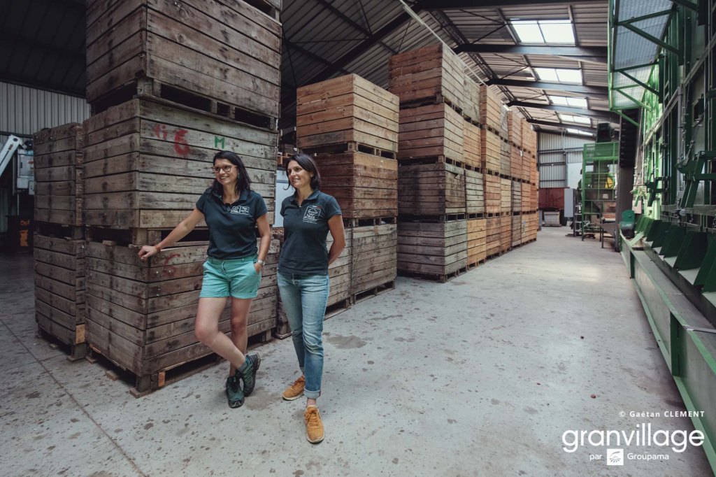 Marie-Lise et Sabine Matras de l'entreprise Noix & Cie